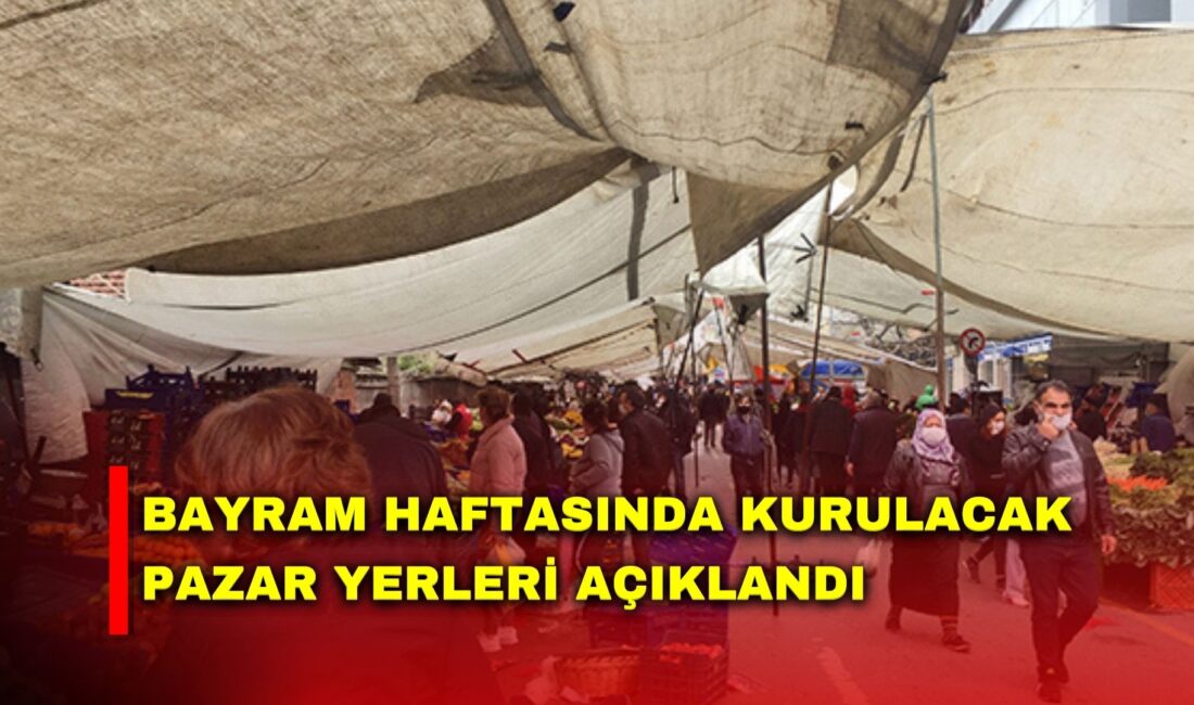 Afyonkarahisar Belediyesi, Ramazan Bayramı haftası nedeniyle şehirde kurulacak pazar yerlerinin
