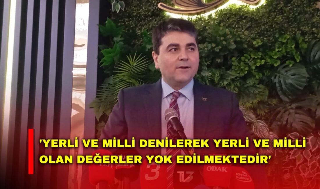Demokrat Parti Genel Başkanı Gültekin Uysal, Afyon’da düzenlenen iftar programında