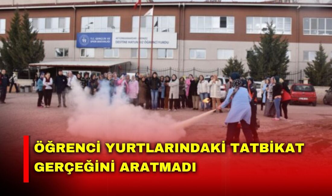 Bacım Sultan Yurdu ve Destine Hatun Yurdu’nda afet farkındalık eğitimi,