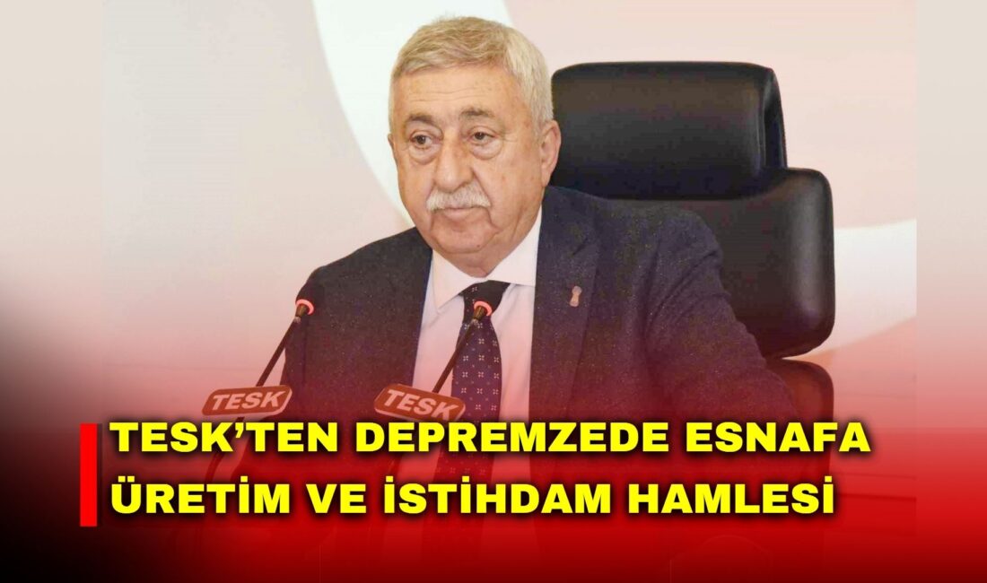 Türkiye Esnaf ve Sanatkarları Konfederasyonu (TESK) Genel Başkanı Bendevi Palandöken,