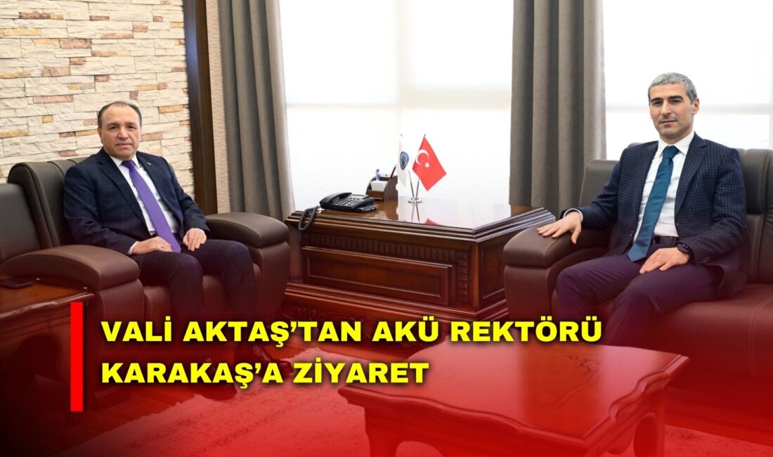 Afyonkarahisar Valisi Dr. Naci Aktaş, Afyon Kocatepe Üniversitesi Rektörü Prof.