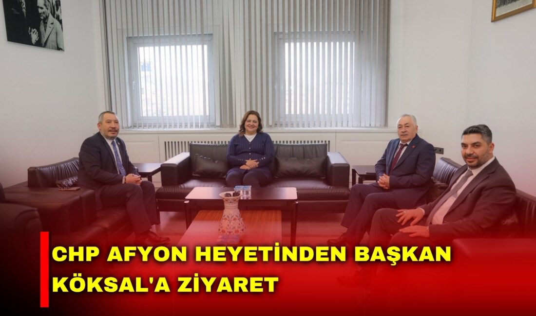 Afyonkarahisar Belediye Başkanı Burcu Köksal, Dinar Belediye Başkanı Veysel Topçu,