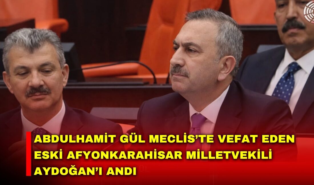 AK Parti Grup Başkanvekili, Gaziantep Milletvekili Abdulhamit Gül, TBMM’de yaptığı