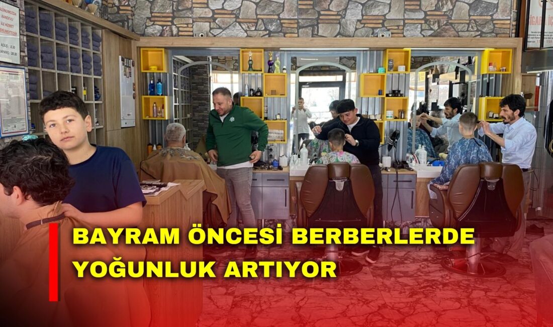 Ramazan Bayramı öncesinde Afyonkarahisar’da berberlerde hareketlilik hız kazandı. Vatandaşların erken
