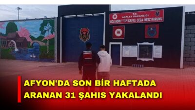 Afyonkarahisar İl Jandarma Komutanlığı, aranan şahısların tespiti ve yakalanmasına yönelik