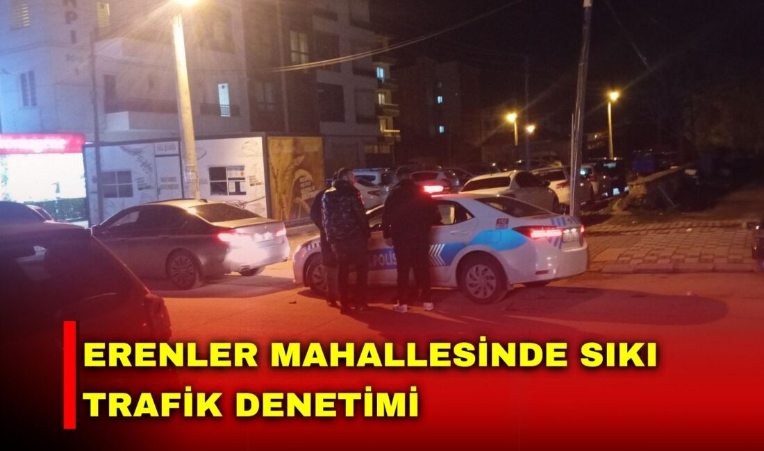 Erenler mahallesinde sıkı trafik denetimi Afyonkarahisar merkez Erenler mahallesinde emniyet güçleri tarafından gerçekleştirilen trafik denetimleri,