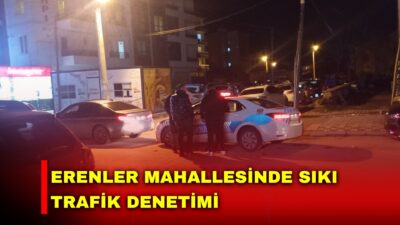 Afyonkarahisar merkez Erenler mahallesinde emniyet güçleri tarafından gerçekleştirilen trafik denetimleri,