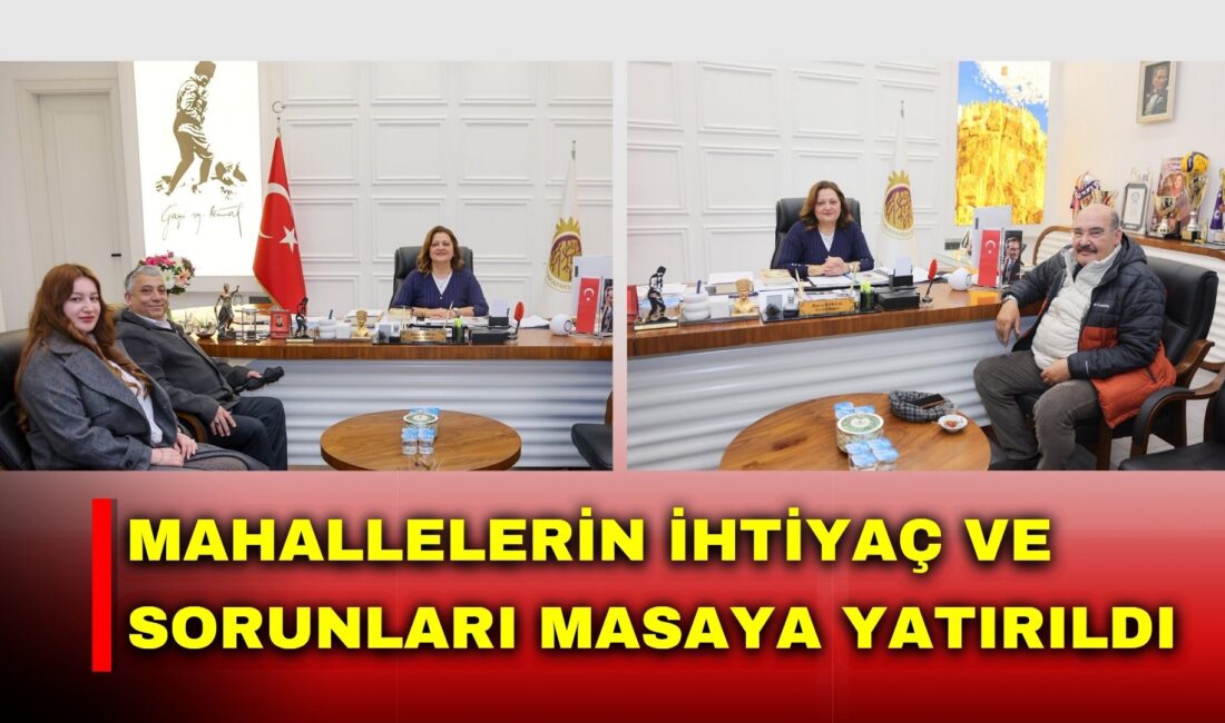 Afyonkarahisar Belediye Başkanı Burcu Köksal, Olucak Mahalle Muhtarı Osman Aytuğ