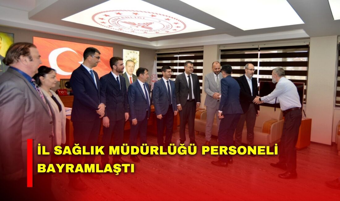 Afyonkarahisar İl Sağlık Müdürlüğü’nde bayram sonrası ilk mesai gününde personel
