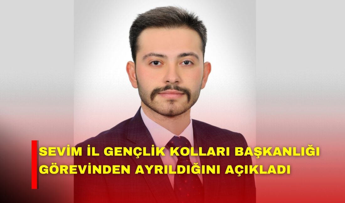 Zafer Partisi İl Gençlik Kolları Başkanı İbrahim Samed Sevim, yaptığı