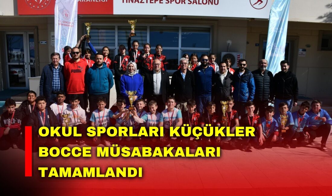 Kocatepe Spor Kompleksinde düzenlenen Okul Sporları Küçükler Bocce müsabakaları sona