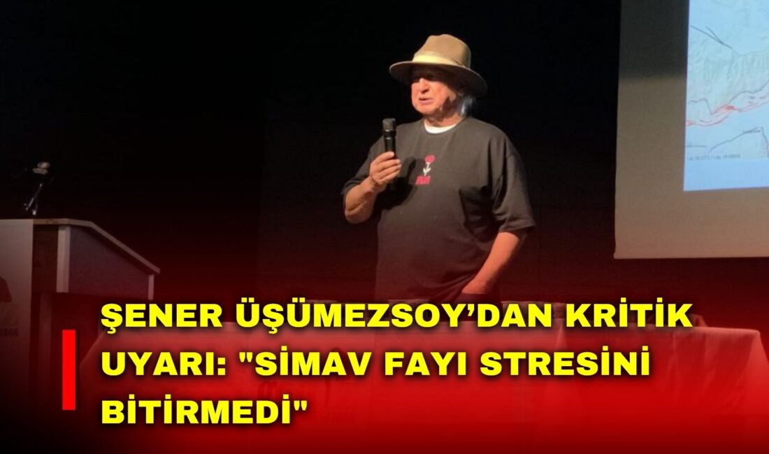 Deprem Uzmanı Prof. Dr. Şener Üşümezsoy, Simav fayının stresini tam
