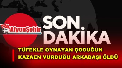 Eskişehir’de çocukların oynadığı tüfeğin aniden ateş alması sonucunda göğsünden vurulan