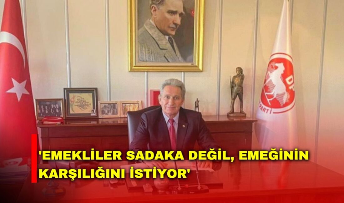 Demokrat Parti (DP) Afyonkarahisar İl Başkanı Hikmet Bülbül, emeklilerin yaşadığı