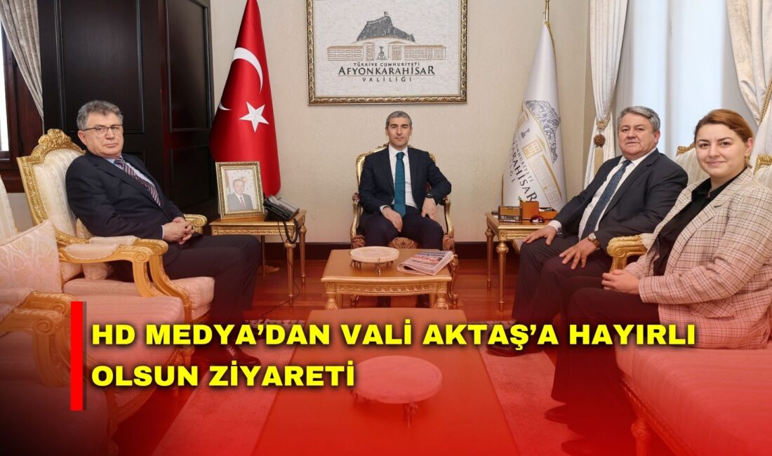 HD Medya Afyonşehir Gazetesi yöneticileri, Afyonkarahisar Valisi Dr. Naci Aktaş’a
