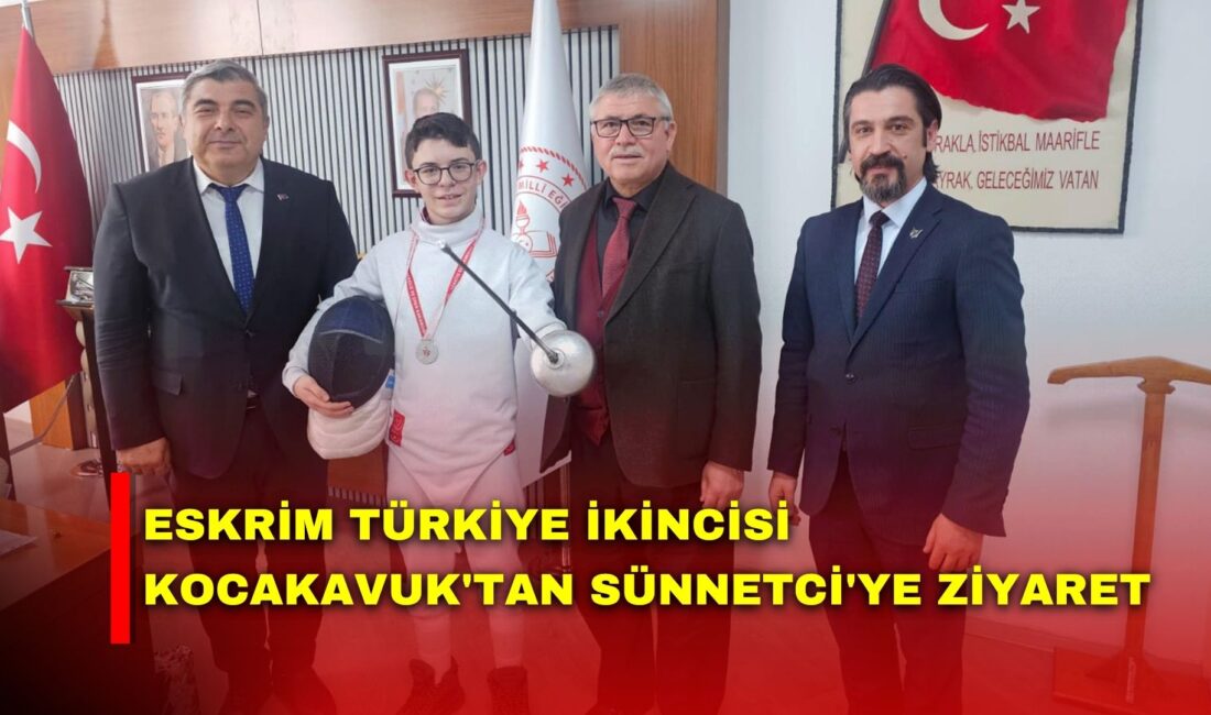Eskrim Türkiye Şampiyonası’nda Afyonkarahisar'ı başarıyla temsil eden 6. sınıf öğrencisi