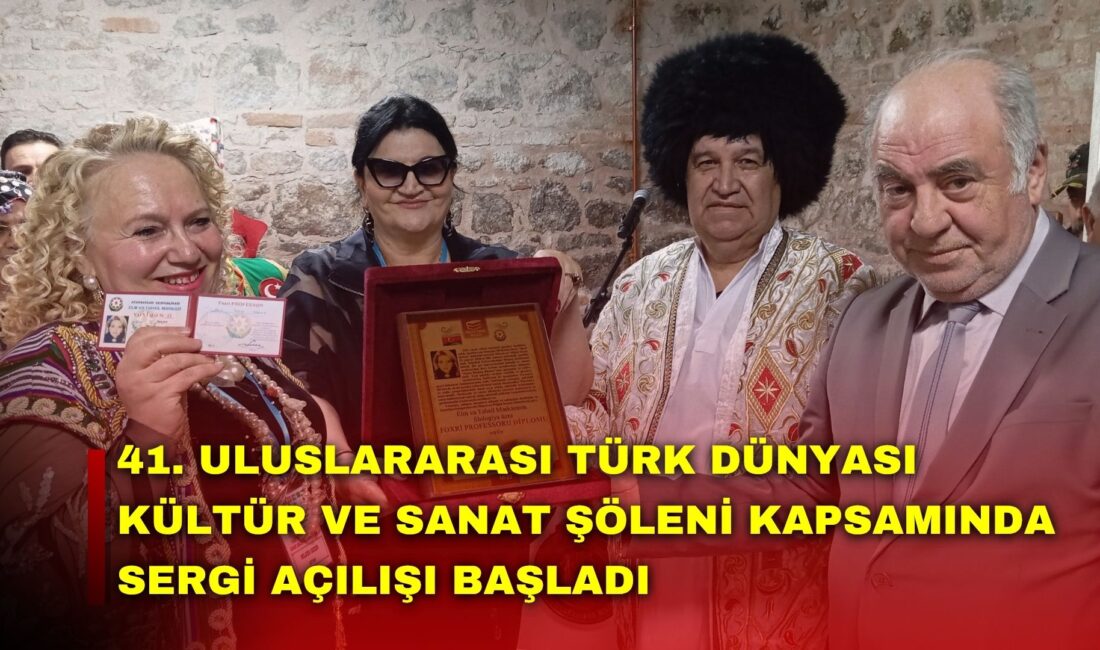 Afyonkarahisar’da düzenlenen 41. Uluslararası Türk Dünyası Kültür ve Sanat Şöleni
