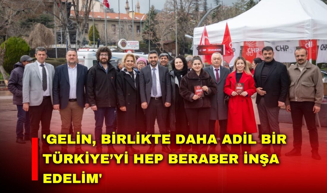 Cumhuriyet Halk Partisi (CHP) Afyonkarahisar İl Başkanı Hasan Karadeniz, ‘Katlanmak