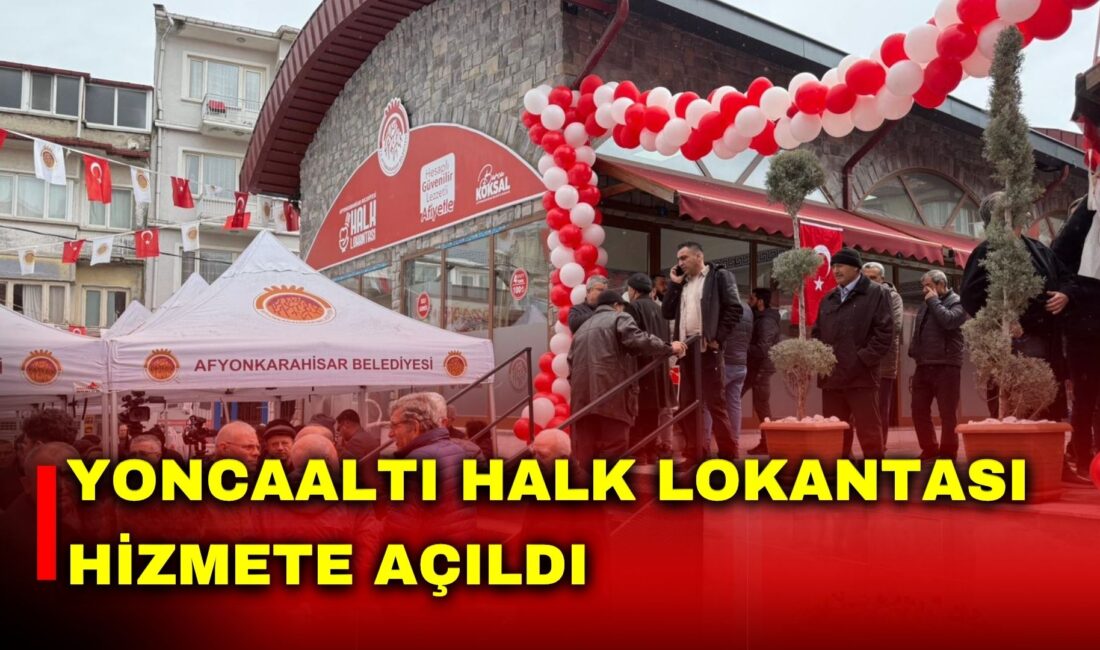 Afyonkarahisar Belediyesi tarafından hayata geçirilen Yoncaaltı Halk Lokantası düzenlenen programla