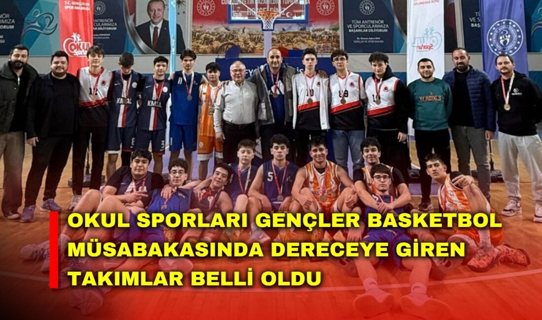 Afyonkarahisar’da düzenlenen Okul Sporları 3x3 Genç Kızlar ve Erkekler Basketbol