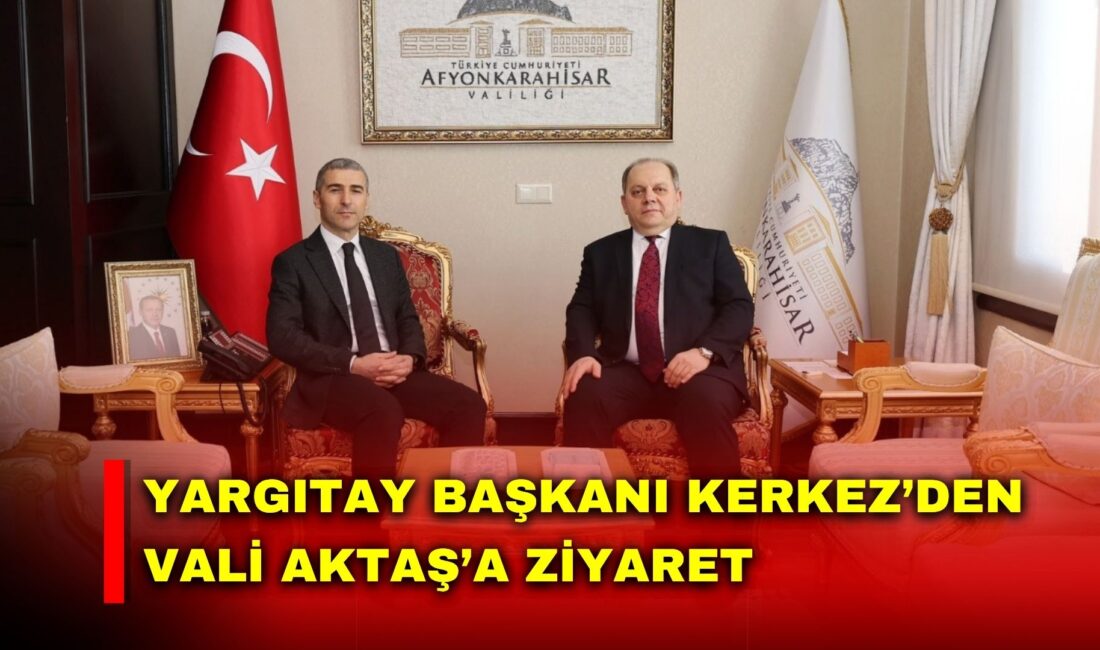 İçtihat Çalıştayı için Afyonkarahisar’a gelen Yargıtay Başkanı Ömer Kerkez, Vali