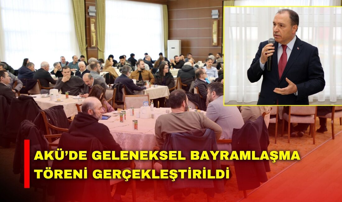 Afyon Kocatepe Üniversitesinin (AKÜ) geleneksel bayramlaşma töreni, AKÜ Sosyal Tesislerinde