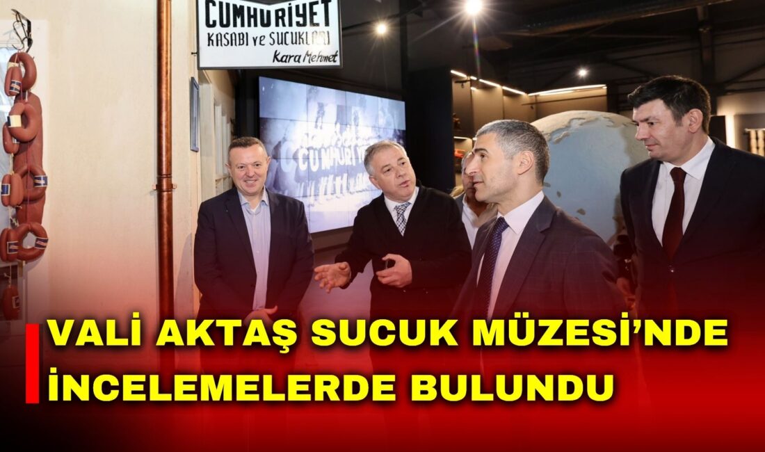 Afyonkarahisar Valisi Dr. Naci Aktaş, Afyon Et Entegre Tesisi içerisinde