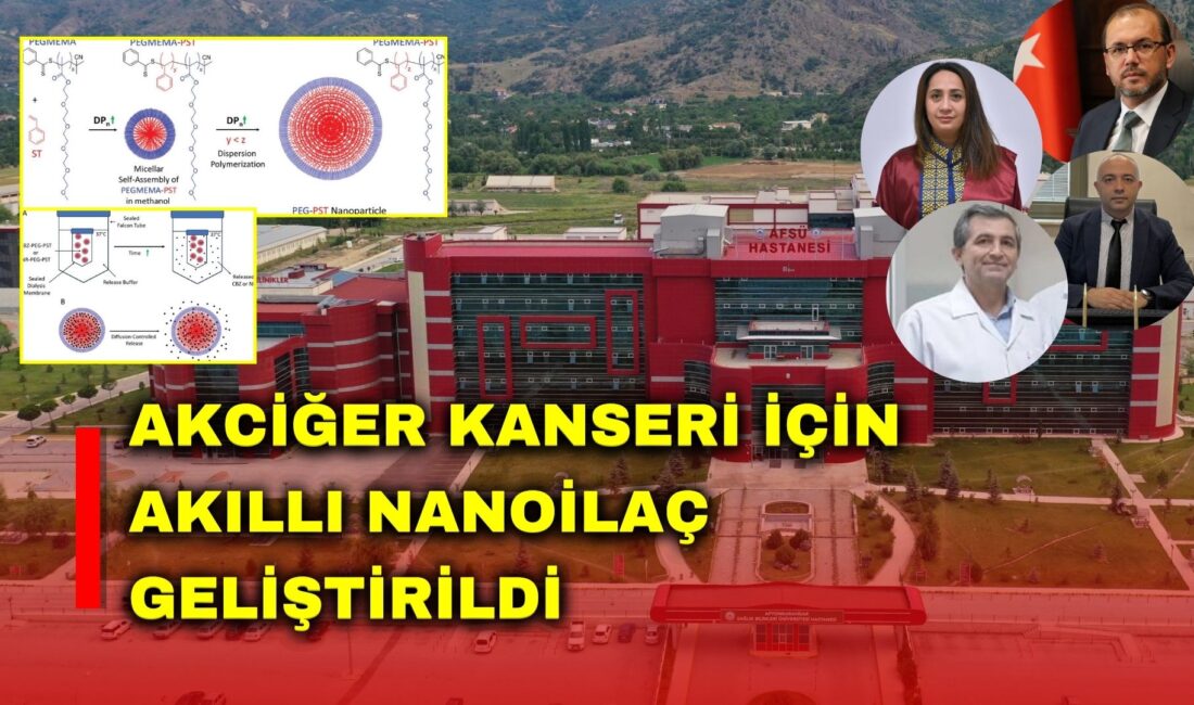 Afyonkarahisar Sağlık Bilimleri Üniversitesi (AFSÜ) akademisyenleri, akciğer kanseri tedavisinde yan