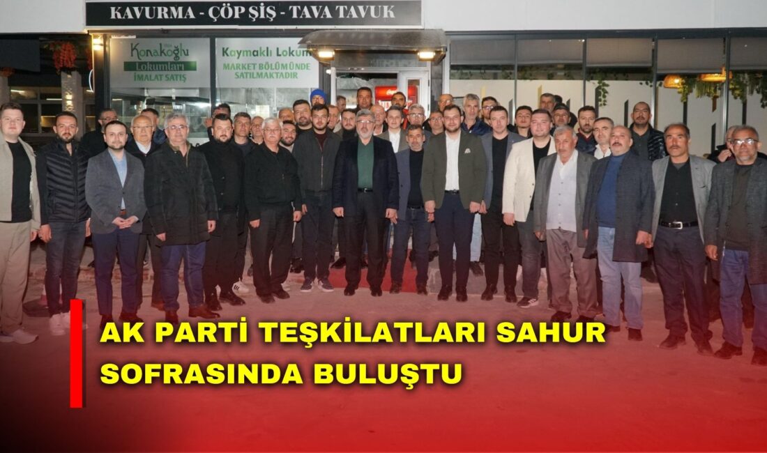 AK Parti Afyonkarahisar Milletvekili Ali Özkaya, Ramazan ayının son günlerinde