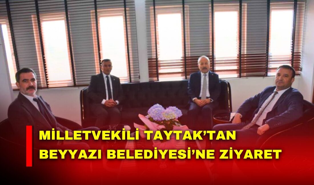 MHP Afyonkarahisar Milletvekili Mehmet Taytak, Beyyazı Belediyesi’ni ziyaret ederek Belediye