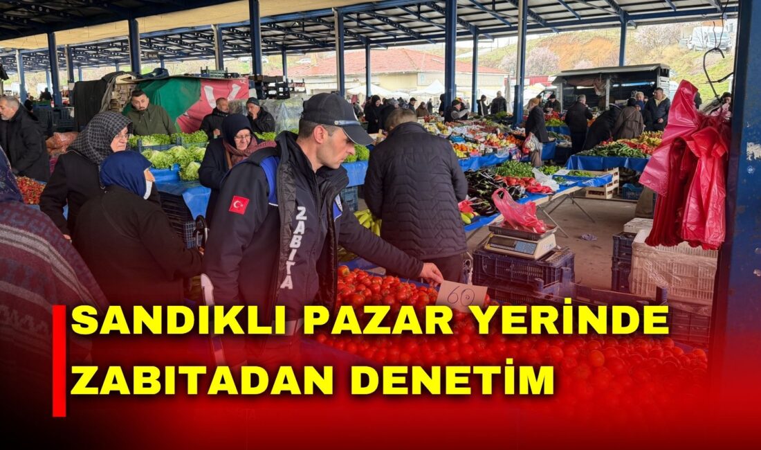 Sandıklı pazar yerinde zabıtadan denetim Sandıklı Belediye Başkanı Adnan Öztaş’ın talimatları doğrultusunda zabıta ekipleri, Kapalı
