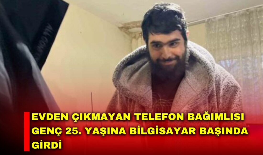 Hatay’da 3 yıla yakın süredir evden çıkmayarak sadece telefonla ve