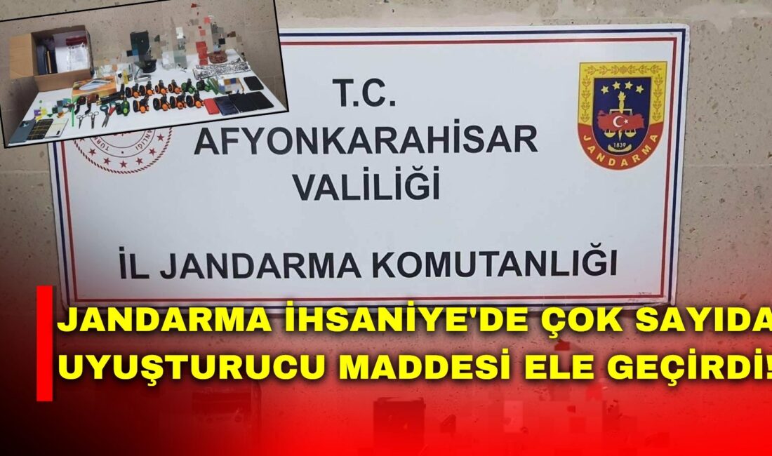 Afyonkarahisar İl Jandarma Komutanlığı görevlilerinin uyuşturucu ile mücadelesi sürüyor. Bu