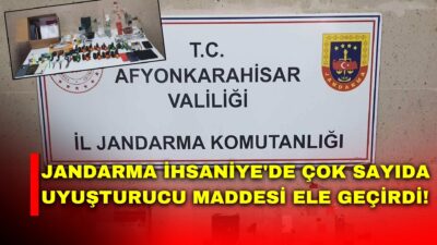 Afyonkarahisar İl Jandarma Komutanlığı görevlilerinin uyuşturucu ile mücadelesi sürüyor. Bu