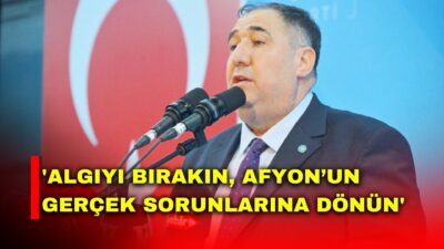 İYİ Parti Afyonkarahisar İl Başkanı Muhammet Mısırlıoğlu, partisinin Genel Başkan