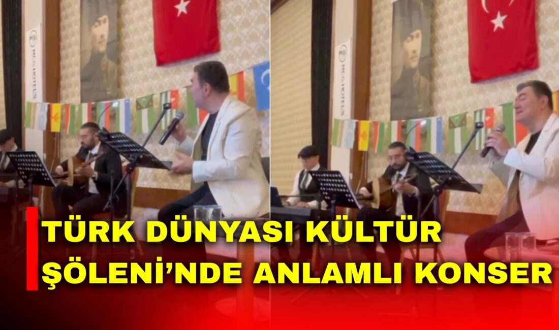 Uluslararası 41. Türk Dünyası Kültür ve Sanat Şöleni kapsamında düzenlenen