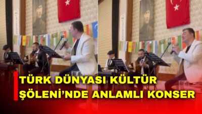 Uluslararası 41. Türk Dünyası Kültür ve Sanat Şöleni kapsamında düzenlenen