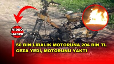 Muğla’nın Menteşe ilçesinde 50 bin TL değerindeki motosikletine 203 bin