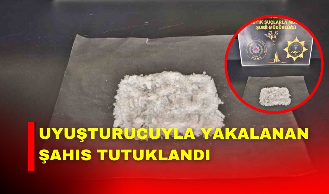 Afyonkarahisar’da polis tarafından durdurulan otomobilde uyuşturucu madde ile yakalanan 3
