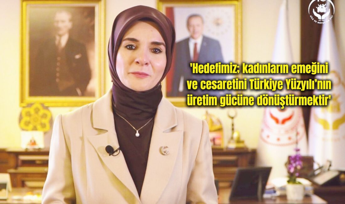 Aile ve Sosyal Hizmetler Bakanı Mahinur Özdemir Göktaş, 8 Mart