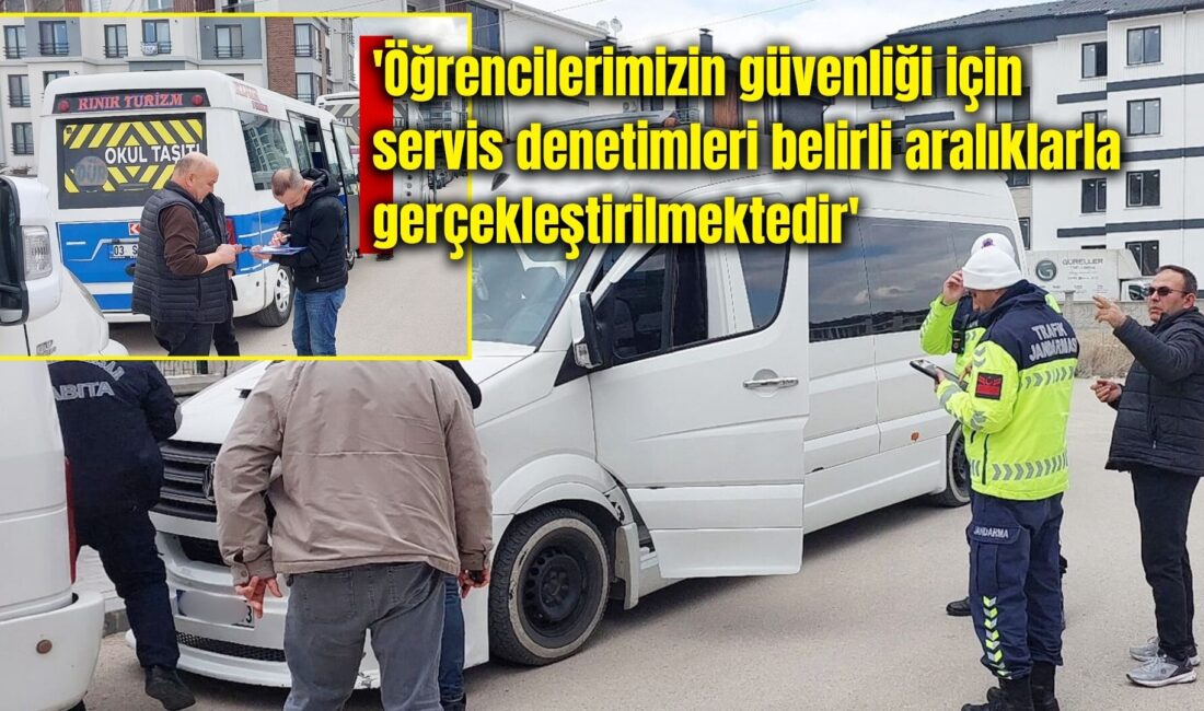 Afyonkarahisar İl Milli Eğitim Müdürlüğü koordinesinde, öğrencilerin okullarına güvenli ve