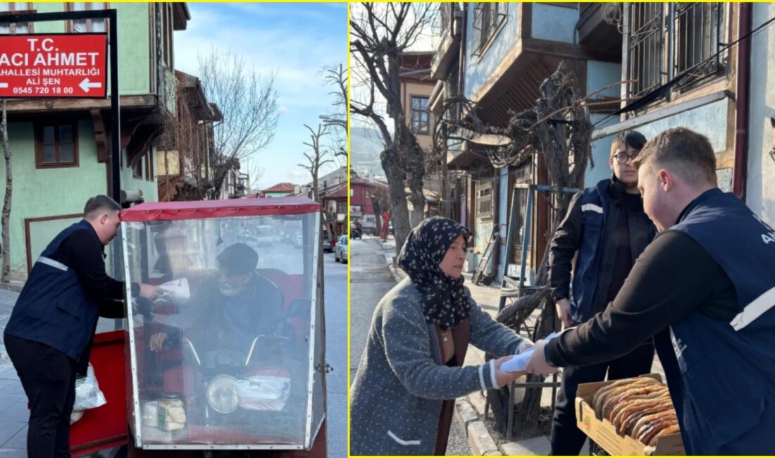 Anahtar Parti Afyonkarahisar Gençlik Kolları, Tacı Ahmet Mahallesi’nde vatandaşlara Ramazan