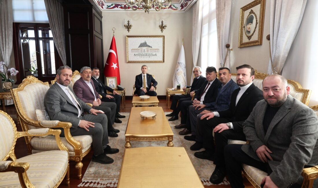 Afyonkarahisar Valisi Dr. Naci Aktaş, Afyonkarahisar'daki Esnaf Ve Sanatkârlar Odasının