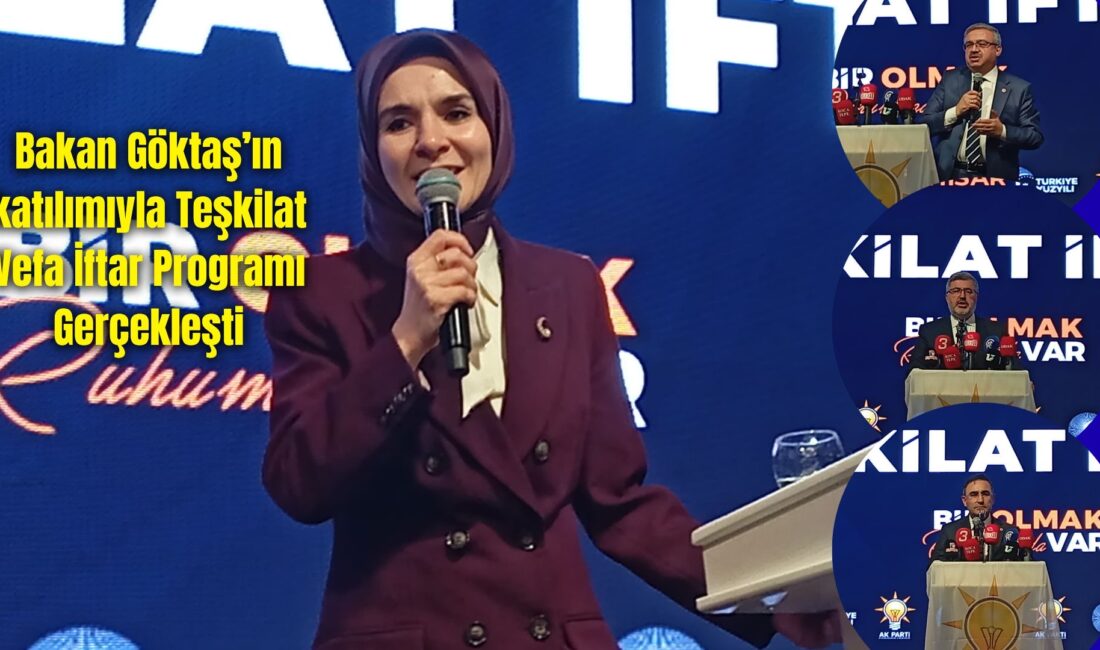 ‘Bu kutlu yürüyüşte istikametimizi belirleyen davamızın büyüklüğüdür’ Aile ve Sosyal Hizmetler Bakanı Göktaş, Afyon'da düzenlenen 'Teşkilat Vefa