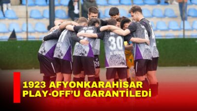 Bölgesel Amatör Lig 7. Grup’ta Afyonkarahisar’ı temsil eden 1923 Afyonkarahisar