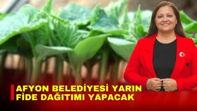 Afyonkarahisar Belediyesi, üretimi teşvik etmek ve vatandaşların tarımsal faaliyetlerine destek