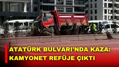 Afyonkarahisar’da Atatürk Bulvarı Dumlupınar Mahallesi’nde, Vatan Bilgisayar önünde trafik kazası