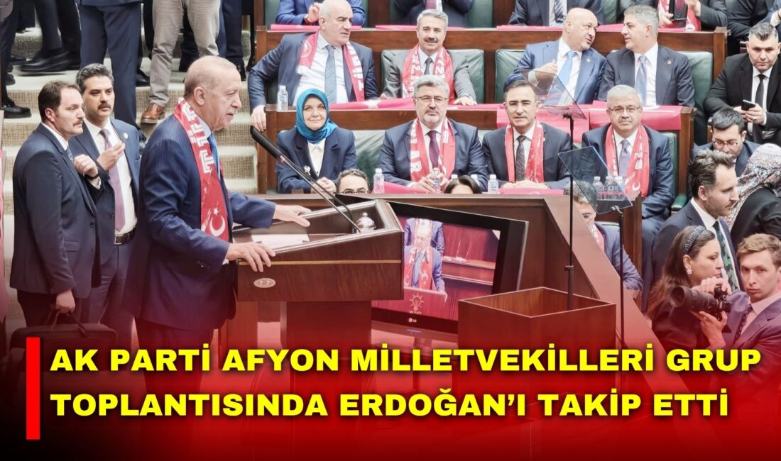 AK Parti Afyonkarahisar milletvekilleri Yurdunuseven, Özkaya ve Arslan, partilerinin TBMM