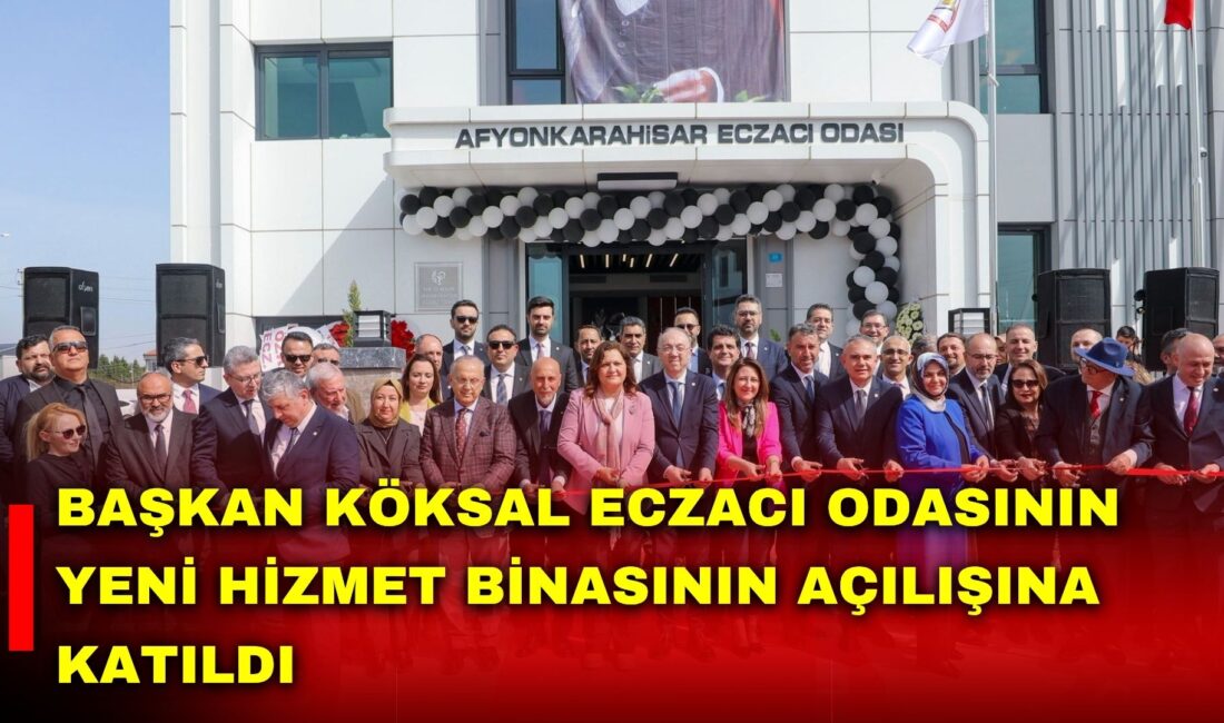 Afyonkarahisar Belediye Başkanı Burcu Köksal, Türk Eczacıları Birliği 33. Bölge