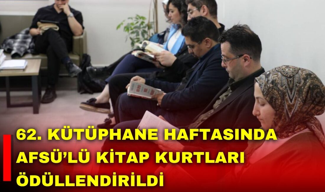 Bu yıl 'İyileştiren Kütüphaneler' temasıyla düzenlenen '62. Kütüphane Haftası', Afyonkarahisar